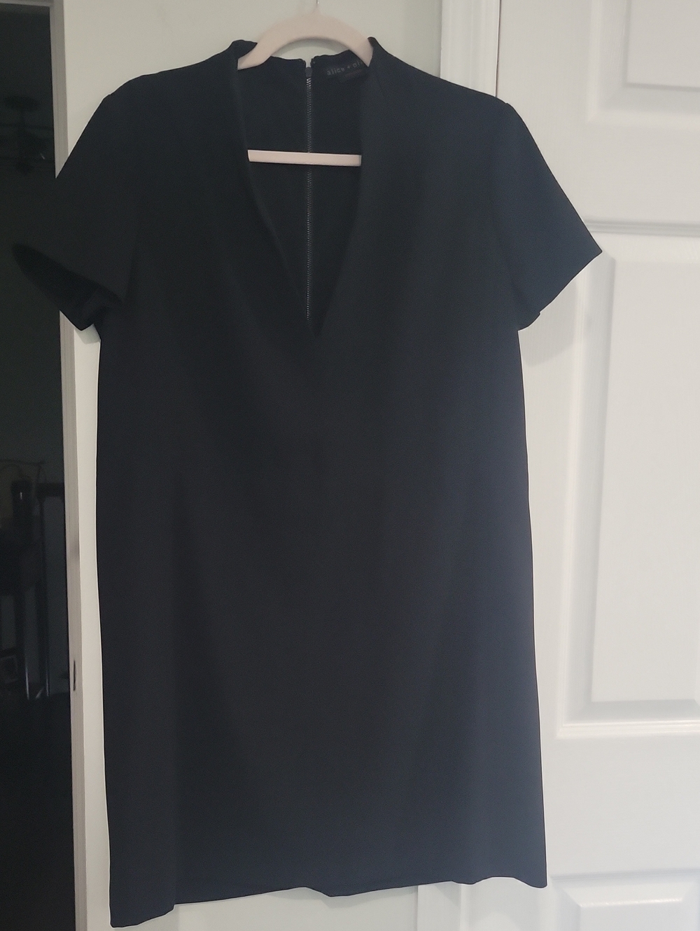 Alice + Olivia Black Mini Dress